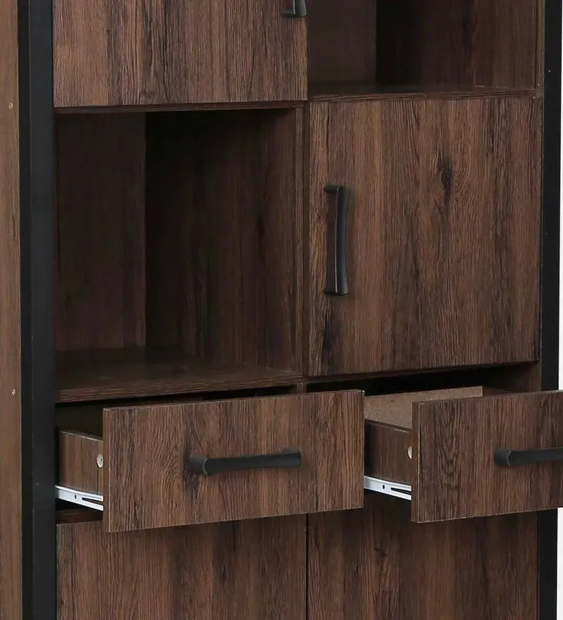 Etsu Book Case in Brown Oak Finish.jpg9.webp