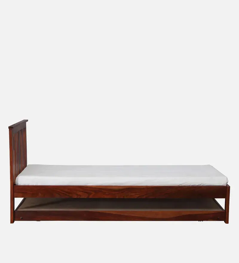 Eva Sheesham Wood Single Bed In Honey Oak Finish With Trundle.jpg4.webp
