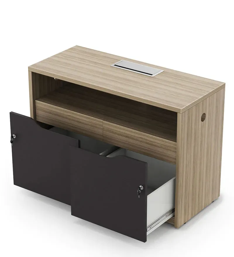 Executive Desk in Classic Cherry And Slate Grey Finish with Left Storage.jpg8.webp