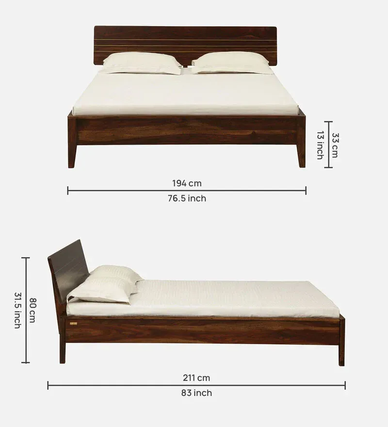 Flair Sheesham Wood King Size Bed In Provincial Teak Finish With Brass Inlay.jpg1.webp
