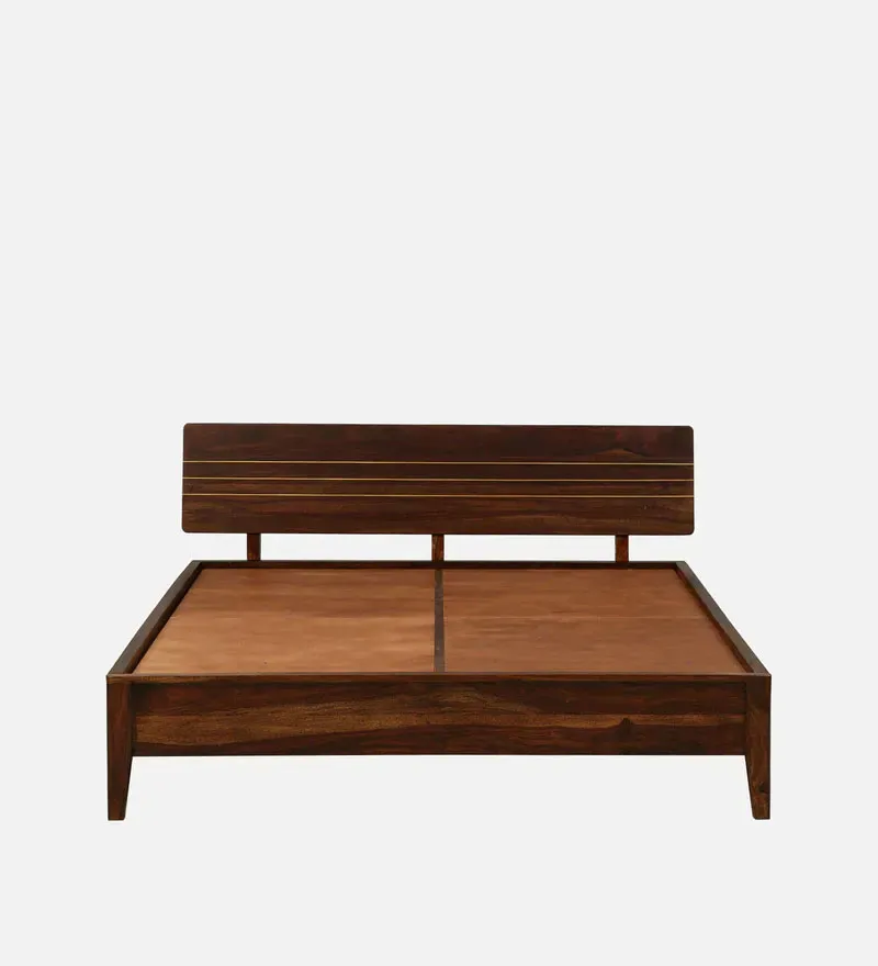 Flair Sheesham Wood King Size Bed In Provincial Teak Finish With Brass Inlay.jpg6.webp