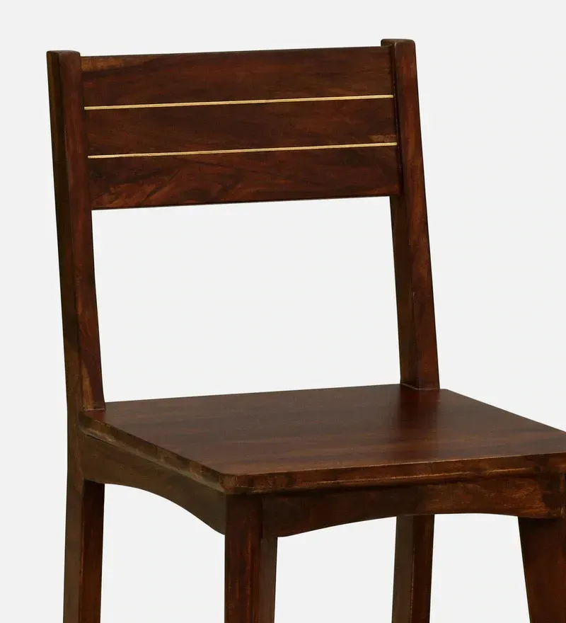 Flair Sheesham Wood With Brass Inlay Round 4 Seater Dining Set In Provincial Teak Finish.jpg13.webp