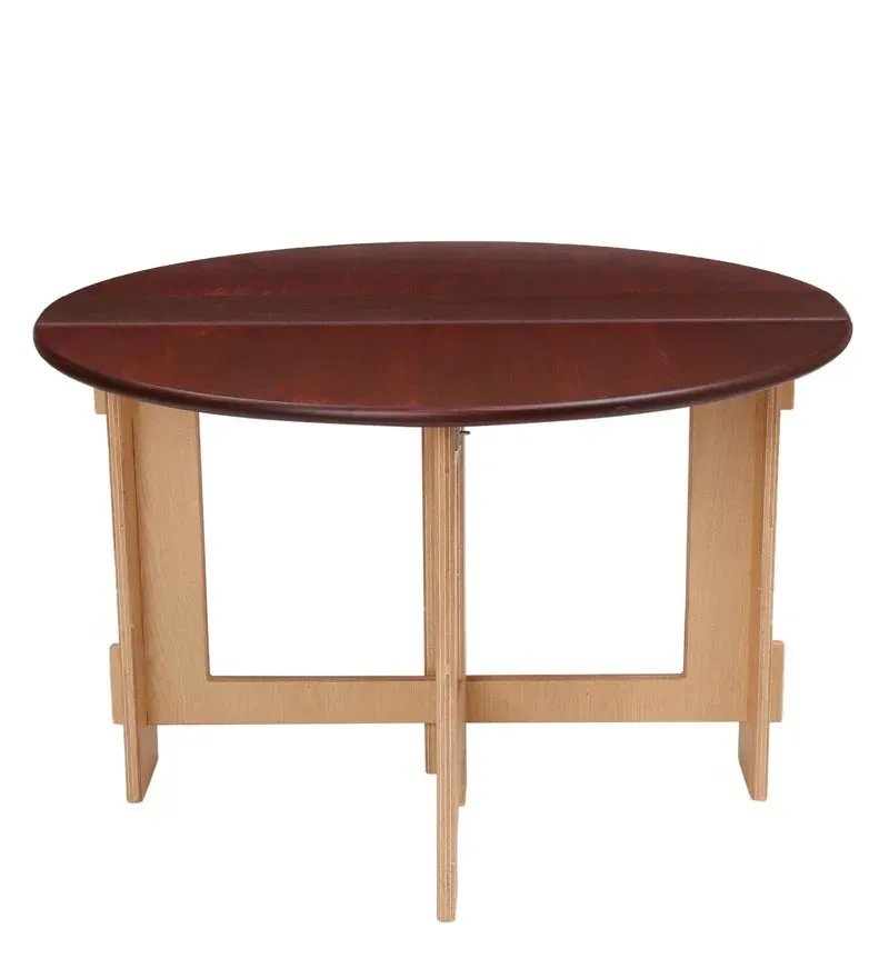 Foldy 4 Seater Dining Set in Rosewood & Natural Finish.jpg6.webp