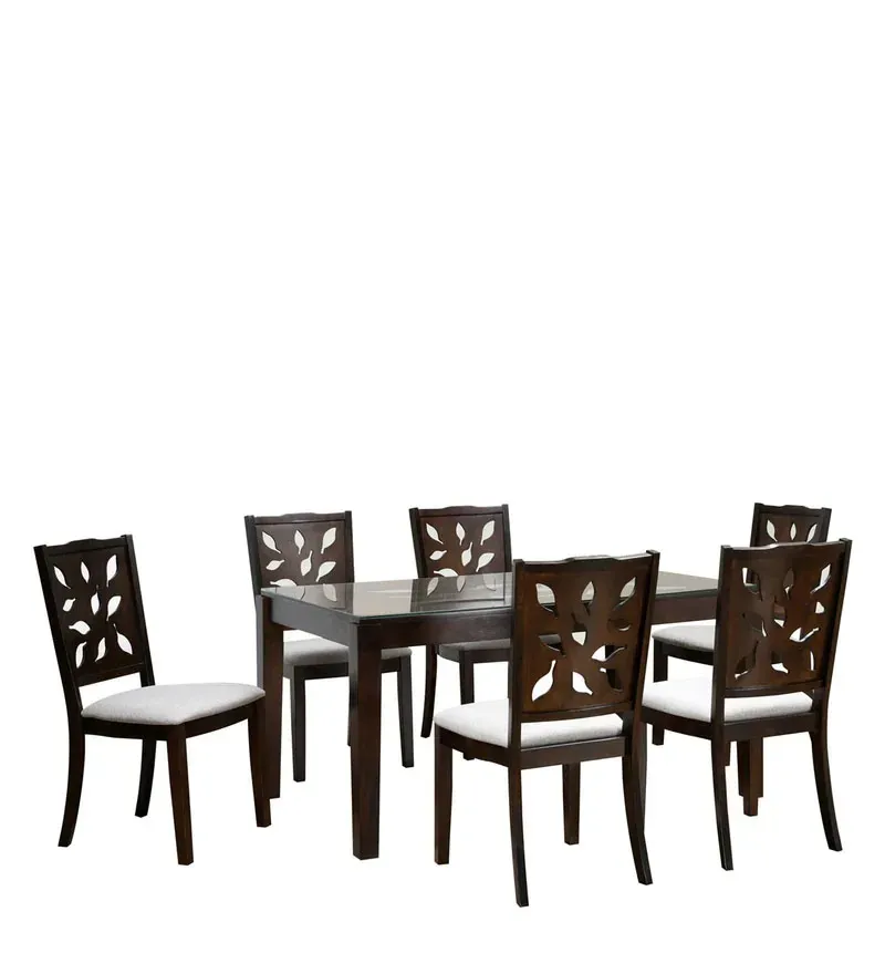 Forester Solid Wood 6 Seater Dining Set in Dark Walnut Finish.jpg4.webp