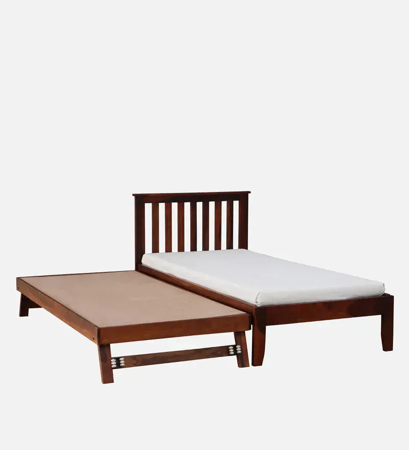 Freya Sheesham Wood Single Bed In Honey Oak Finish With Trundle.jpg6.webp