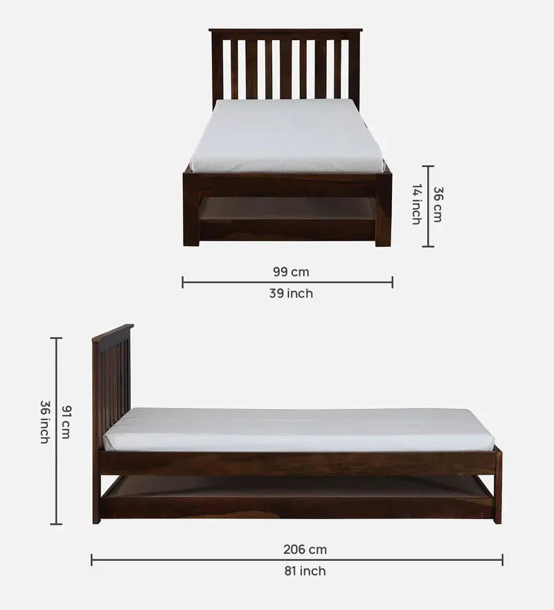 Freya Sheesham Wood Single Bed In Provincial Teak Finish With Trundle.jpg1.webp