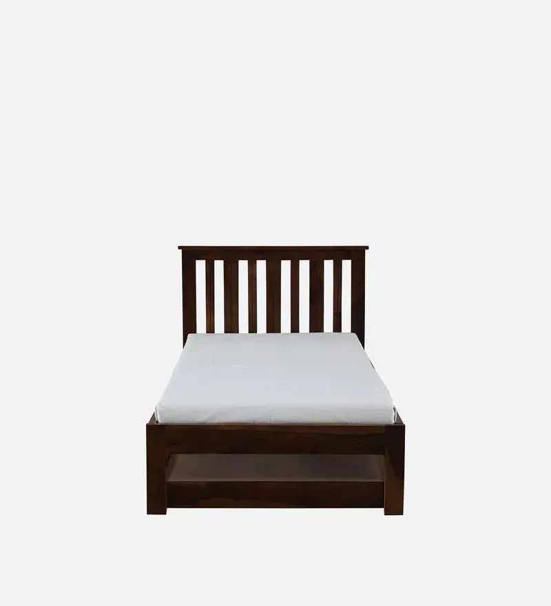 Freya Sheesham Wood Single Bed In Provincial Teak Finish With Trundle.jpg3.webp