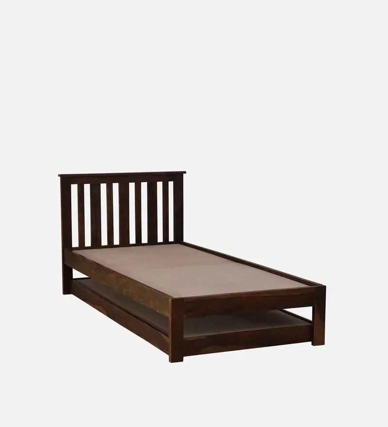 Freya Sheesham Wood Single Bed In Provincial Teak Finish With Trundle.jpg6.webp