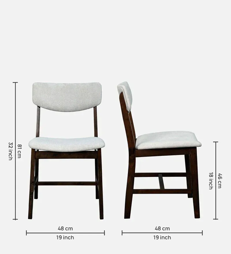 Fumio Solid Wood 4 Seater Dining Set In Walnut & Beige Finish.jpg2.webp