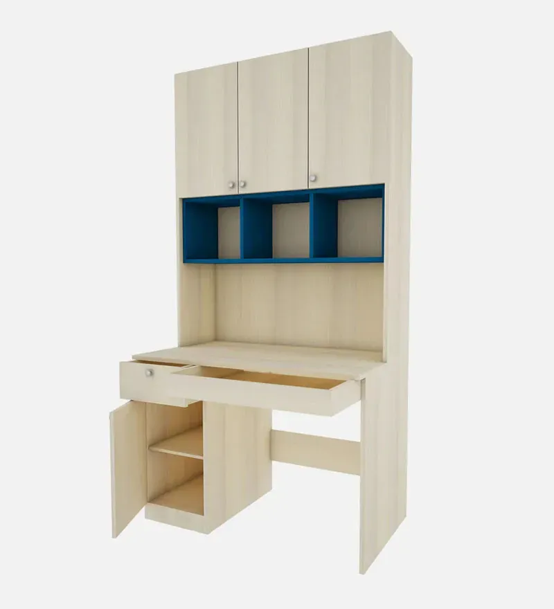 Fusion Hutch Cabinet In Beige Teak & Blue Colour.jpg7.webp