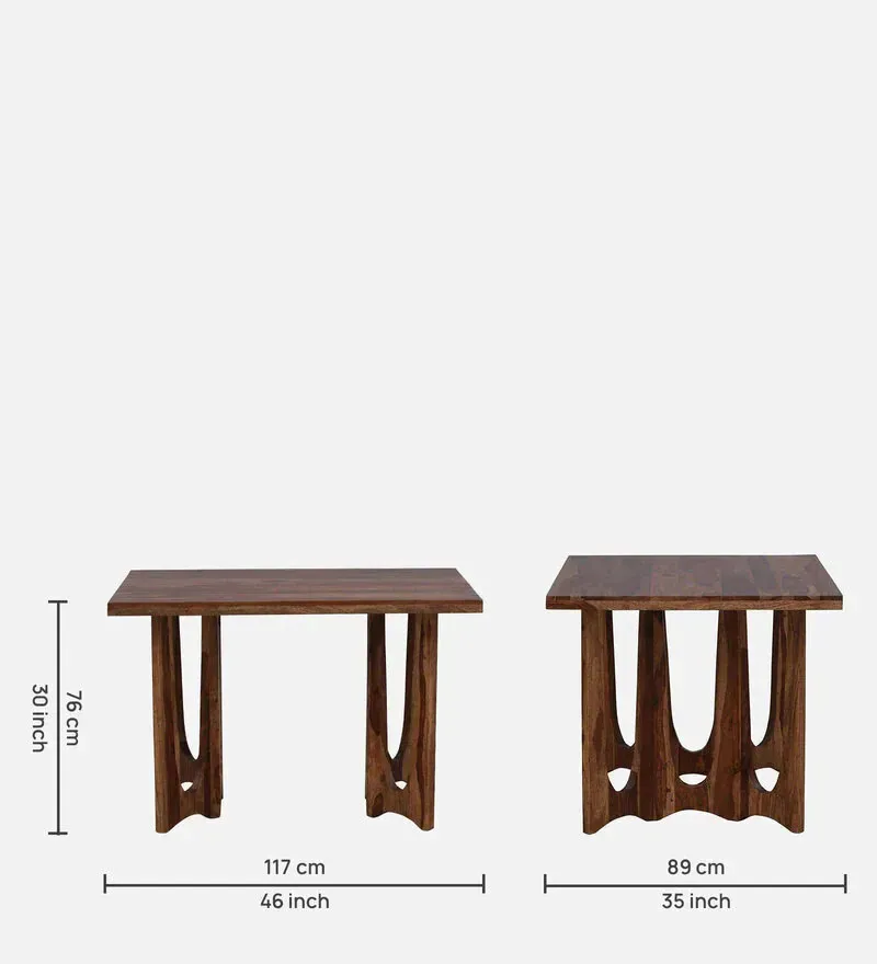 Gafieira Sheesham Wood 4 Seater Dining Set In Rustic Teak Finish.jpg1.webp