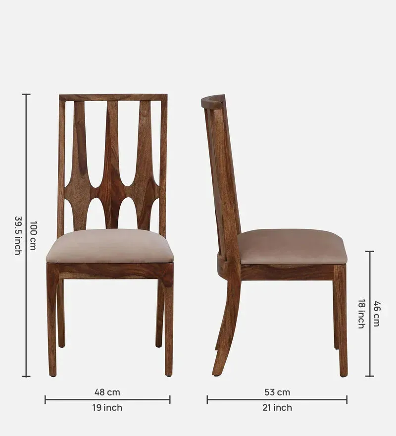 Gafieira Sheesham Wood 4 Seater Dining Set In Rustic Teak Finish.jpg2.webp