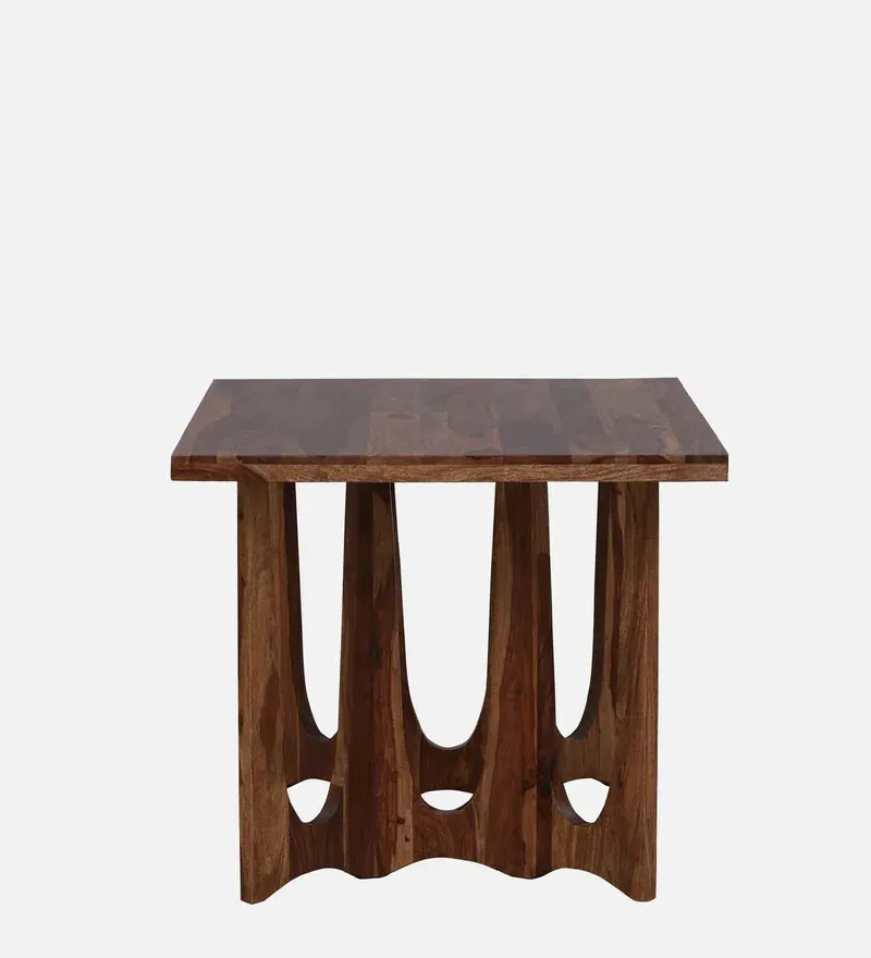 Gafieira Sheesham Wood 4 Seater Dining Set In Rustic Teak Finish.jpg5.webp