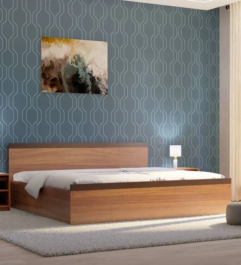 Giza King Size Bed in Teak Finish with Box Storage.jpg4.webp