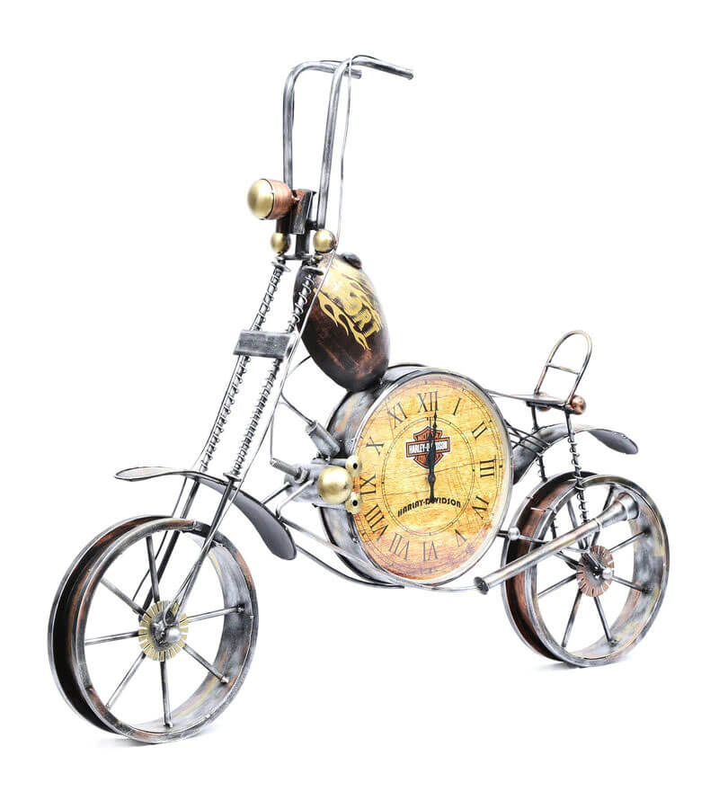 Gold Metal Antique Wall Clock by Malik Design1.jpg