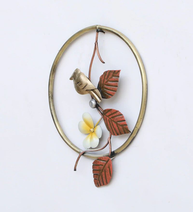 Golden Iron Leaf Ring Wall Art.jpg4.jpg