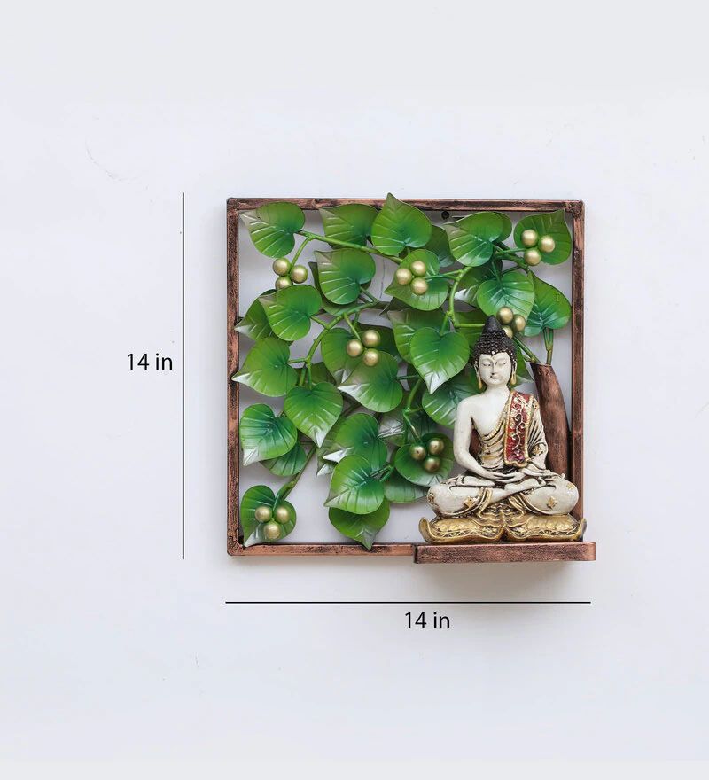 Green Iron Frem Tree With Bhudha Wall Art.jpg2.jpg