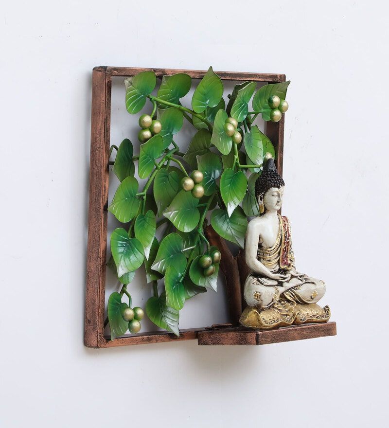Green Iron Frem Tree With Bhudha Wall Art.jpg3.jpg