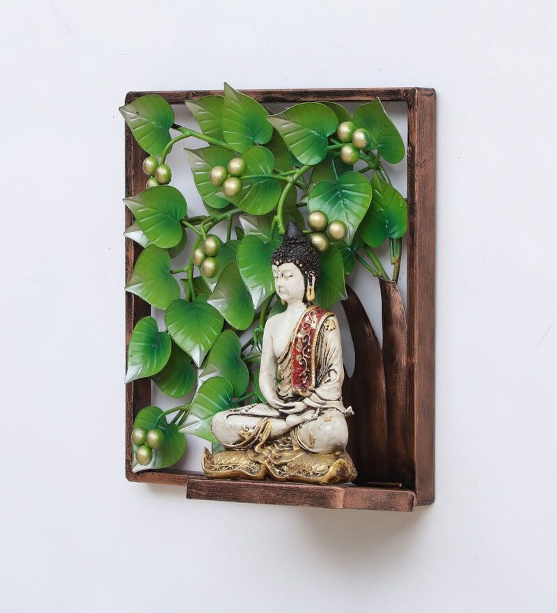 Green Iron Frem Tree With Bhudha Wall Art.jpg4.jpg