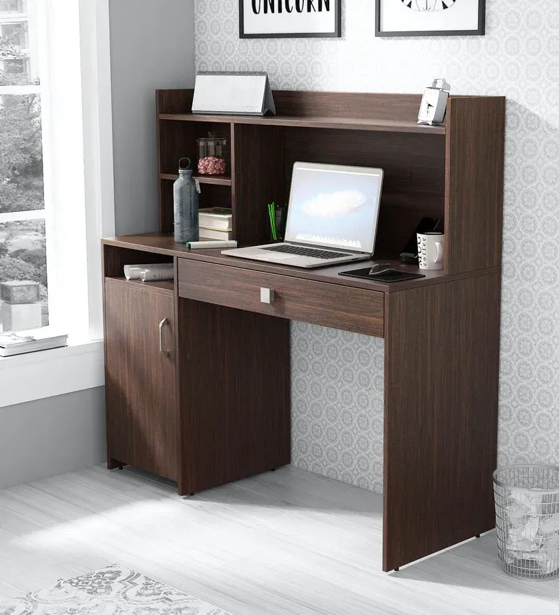 Guide Hutch Desk in Choco Walnut Finish.webp