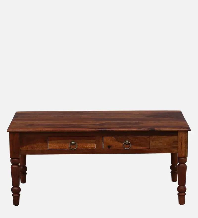 Harleston Sheesham Wood Coffee Table In Honey Oak Finish With Drawers.jpg2.webp