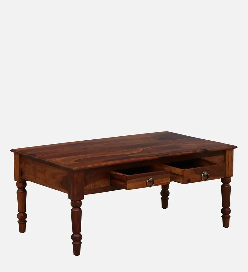 Harleston Sheesham Wood Coffee Table In Honey Oak Finish With Drawers.jpg6.webp