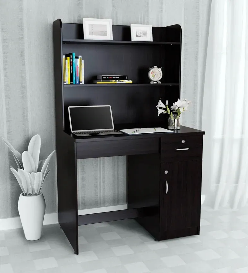 Harris Hutch Desk in Wenge Finish.webp