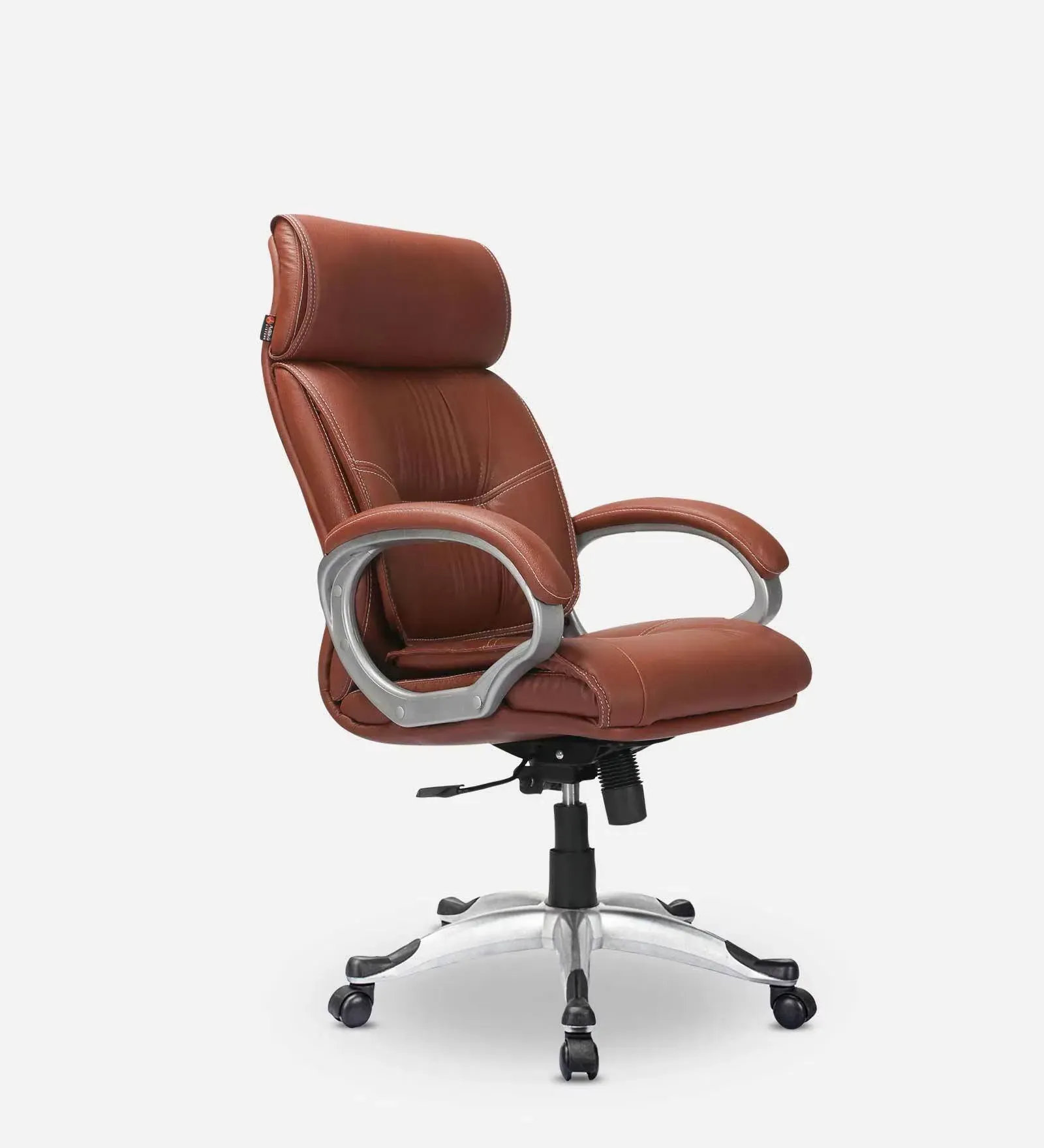 High Leatherette Executive Chair in Tan Brown Colour1.webp