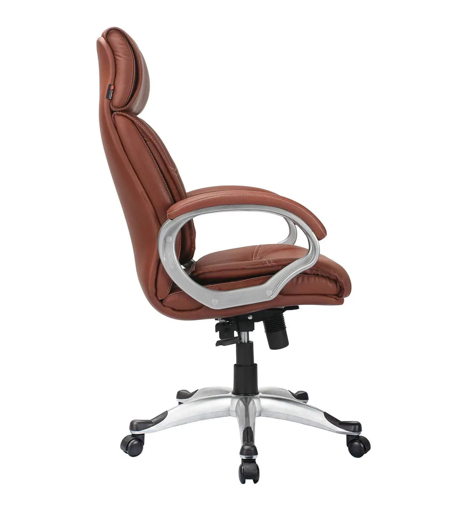 High Leatherette Executive Chair in Tan Brown Colour6.webp