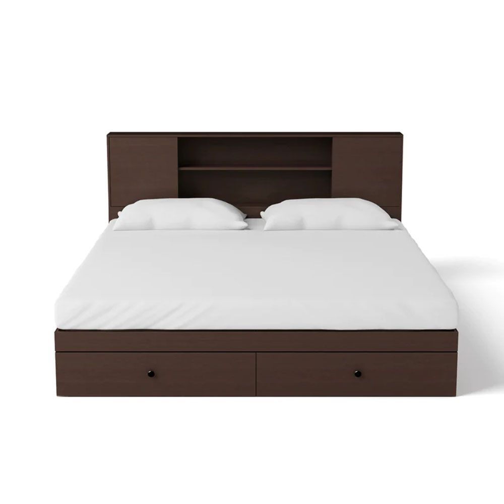 Hoshi Queen Size Bed With Drawer Storage In Wenge Finish.jpg11.jpg