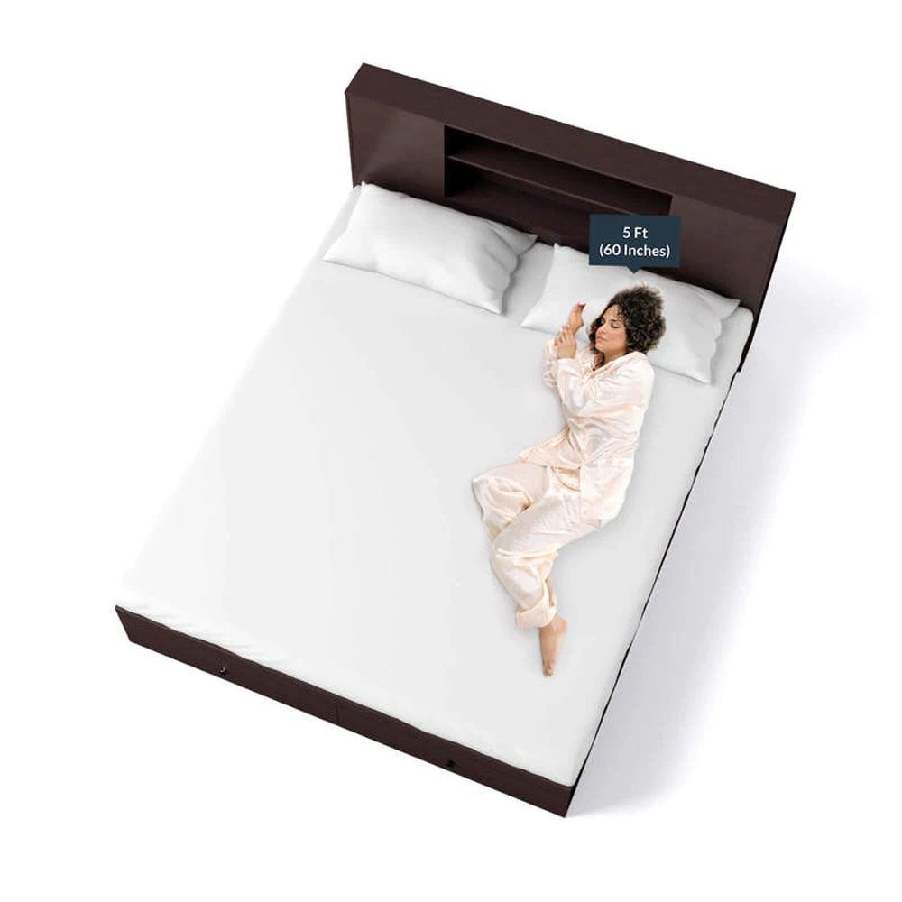 Hoshi Queen Size Bed With Drawer Storage In Wenge Finish.jpg3.jpg