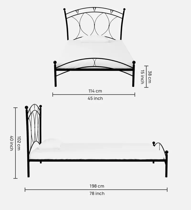Hydra Metal Single Bed in Black Finish.jpg1.webp