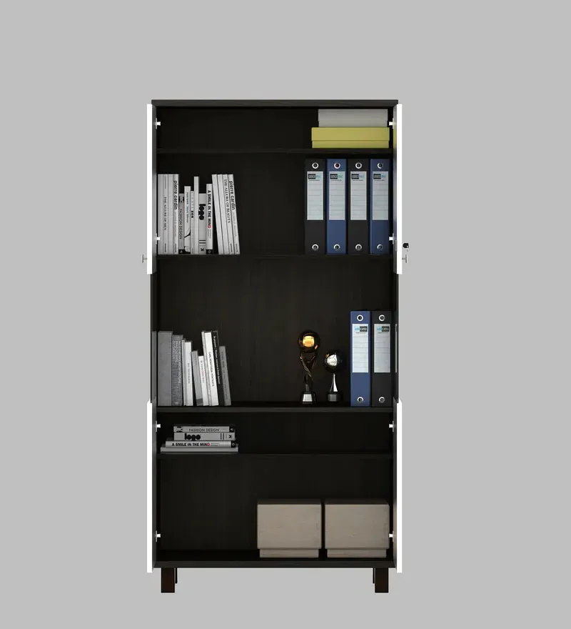 Icon Book Case in Fumed Oak Finish.jpg4.webp