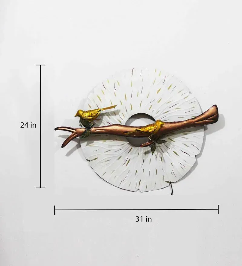 Iron Bird On Branch Wall Art With Led In White.jpg3.webp