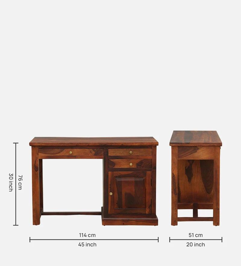 Isola Solid Wood Study Table In Honey Oak Finish1.jpg