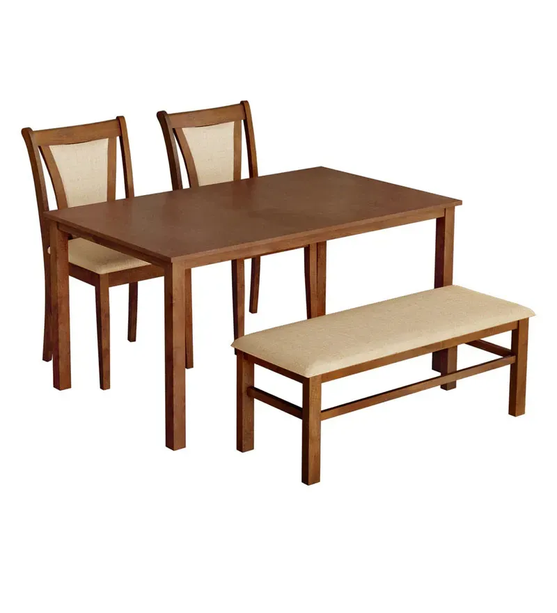 Jewel 4 Seater Dining Set in Walnut Finish with Bench.jpg5.webp