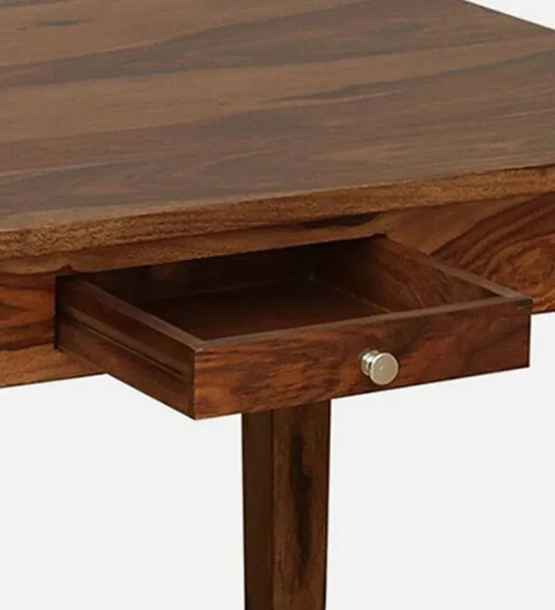 Kentan Sheesham Wood 4 Seater Dining Set In Rustic Teak Finish with Drawer.jpg8.webp