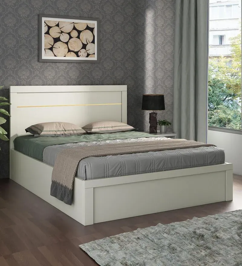 Kingslay King Size Bed in White Finish with Box Storage.jpg1.webp
