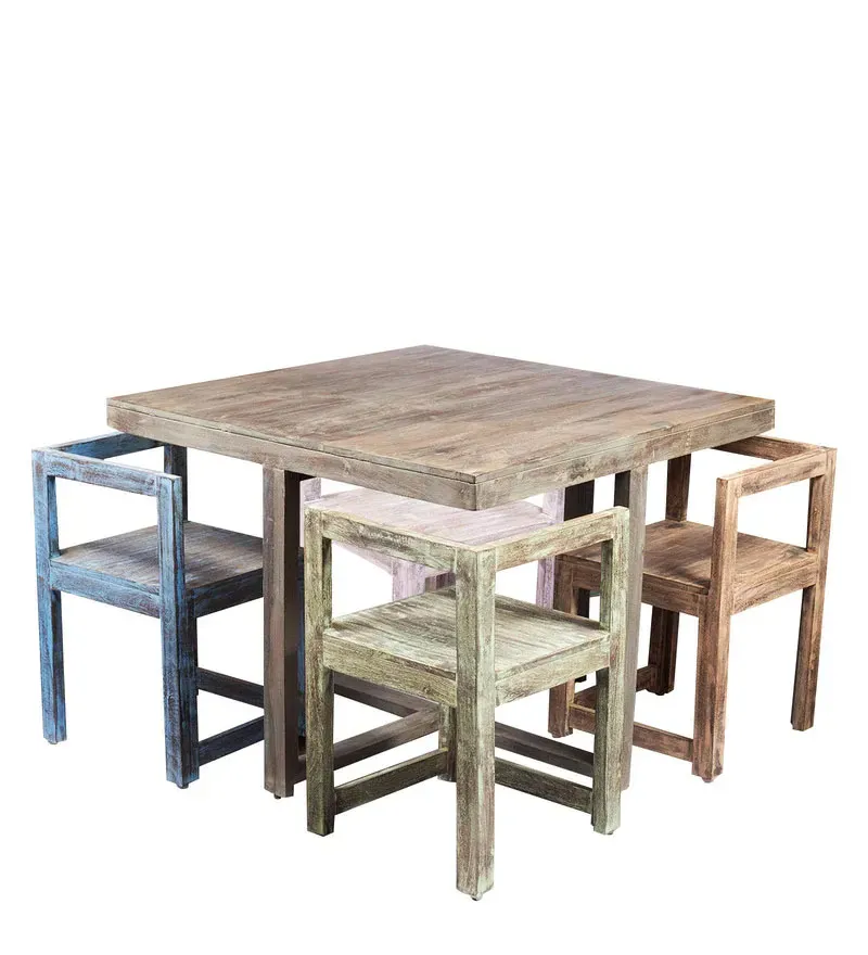 Kingston Sheesham Wood 4 Seater Dining Set in Antique Multicolour.jpg5.webp