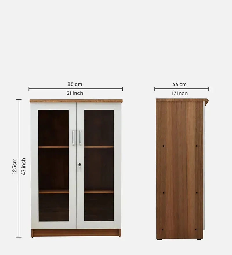 Kitab Book Case in Leon Teak Finish.jpg1.webp