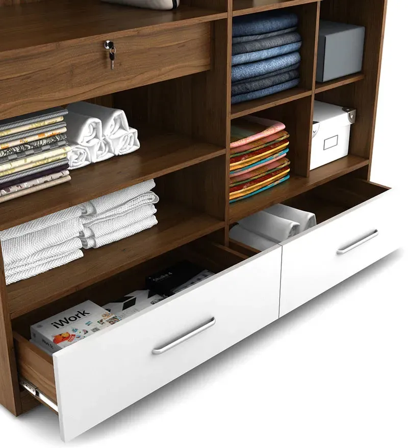 Kosmo Apex 4 Door Wardrobe in Frosty White Finish.jpg7.webp