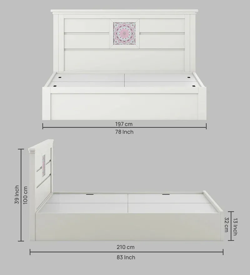 Kosmo Bryan King Size Bed in Kingston White Finish with Box Storage.jpg1.webp