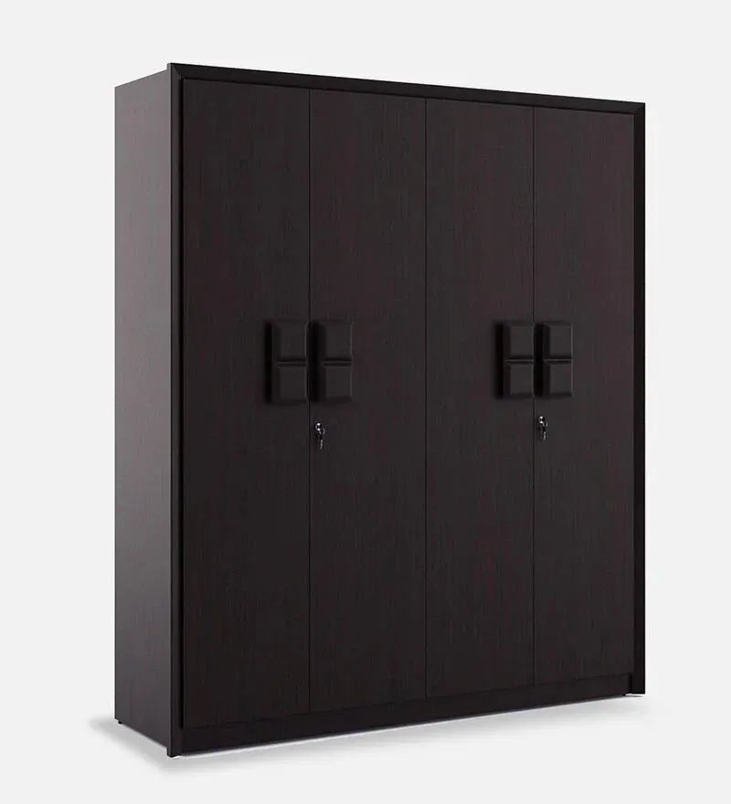 Kosmo Choco 4 Door Wardrobe in Vermont Finish.jpg8.webp