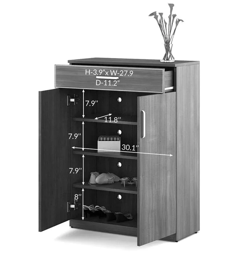 Kosmo Liberty Shoe Cabinet in Walnut Rigato Melamine Finish.jpg3.webp