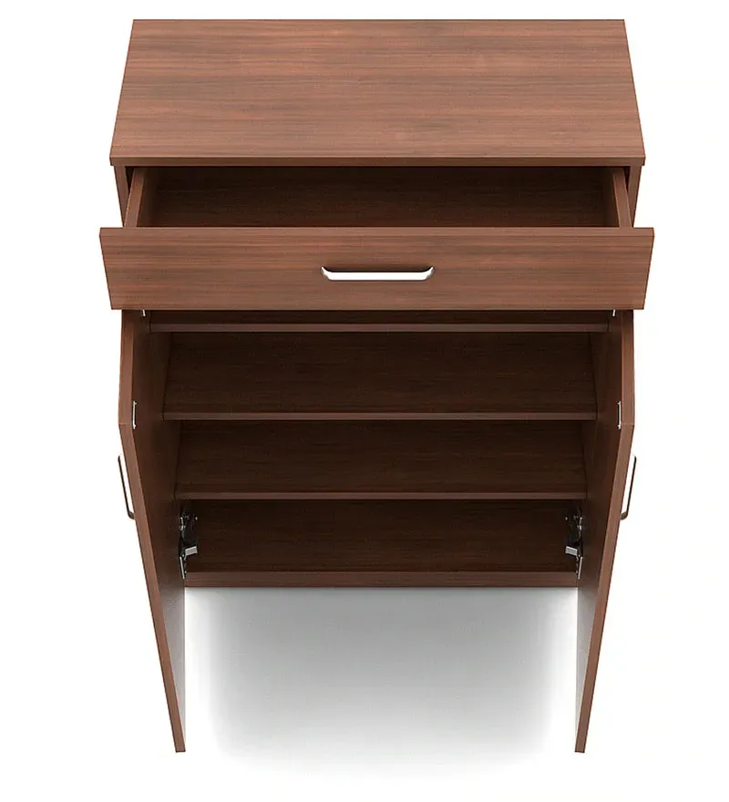 Kosmo Liberty Shoe Cabinet in Walnut Rigato Melamine Finish.jpg7.webp