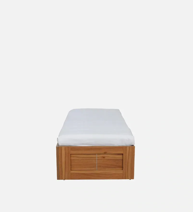 Kosmo Rex Single Bed in Natural Teak Finish with Box Storage.jpg3.webp