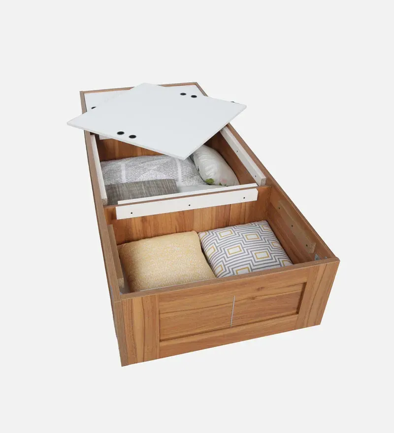 Kosmo Rex Single Bed in Natural Teak Finish with Box Storage.jpg6.webp