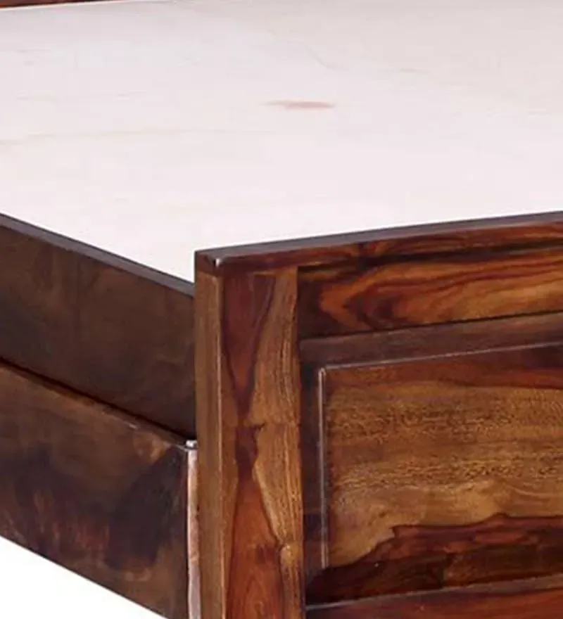 Kryss Sheesham Wood Queen Size Bed In Provincial Teak Finish With Drawer Storage.jpg8.webp