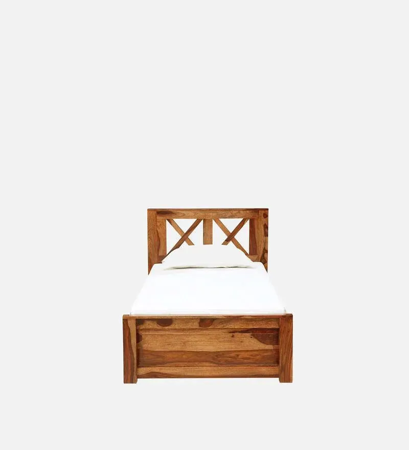 Kryss Sheesham Wood Single Bed In Rustic Teak Finish.jpg2.webp