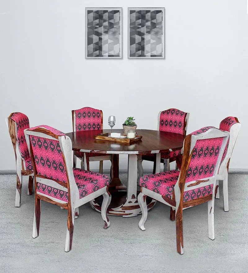 Lawson Sheesham Wood 6 Seater Dining Set in Grey & Teak Finish.jpg12.webp